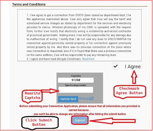 fesco bill new connection step 8