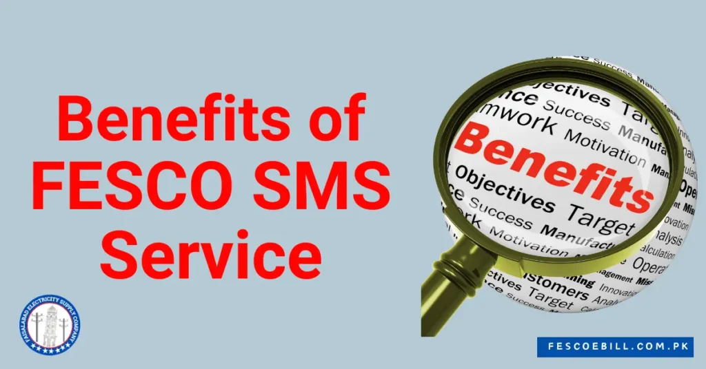 benefits of fesco sms service 